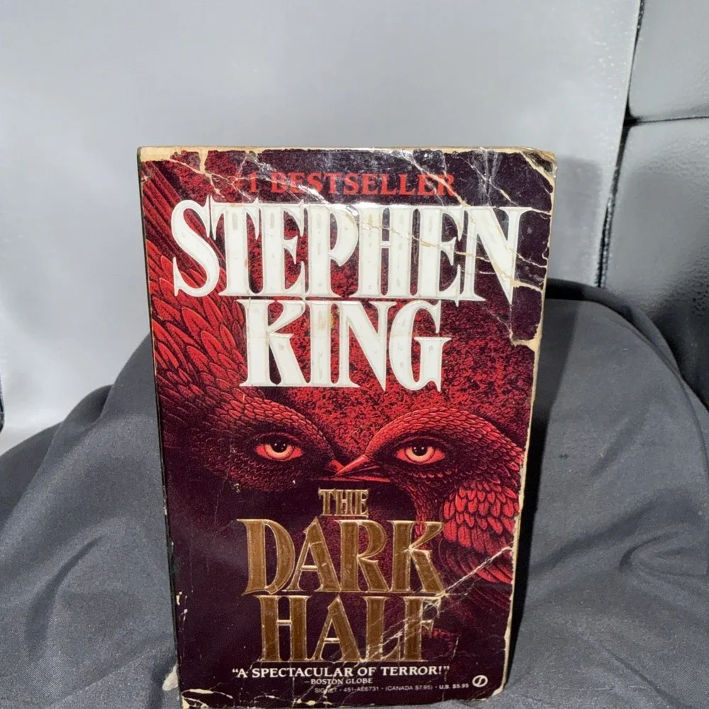 The Dark Half by Stephen King (1st Edition Signet Paperback, 1990)